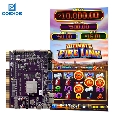 Vertical Screen slot Machine Circuit Board Coin Pusher Fire Link Power 8 In 1