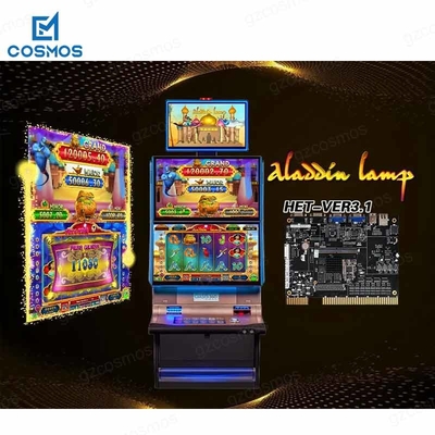 Vertical Link Coin Skill Video Slot Machine Board Aladdin Lamp Stand Alone